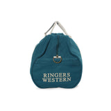 Ringers Western Gundagai Duffle Bag Teal w Biscuit
