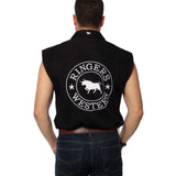 Ringers Western Hawkeye Mens Sleeveless Shirt Black