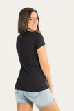 Ringers Western Iconic Wmns Classic Fit Tee Black