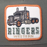 Ringers Western Long Haul Trucker Cap Army & Terracotta