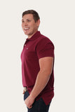 Ringers Western Mens Classic Polo Burgundy