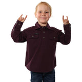 Ringers Western Ord River Kids Shirt Aubergine