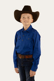 Ringers Western Ord River Kids Work Shirt Royal Blue