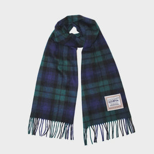 Heritage Traditions Pure Wool Tartan Check Scarf Black Watch