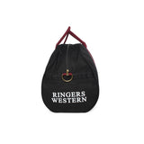 Ringers Western Gundagai Duffle Bag Black & Maroon w White