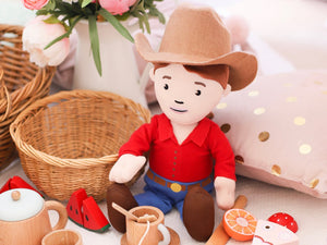 George The Farmer Ruby Farmer Cuddle Doll