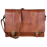 The Design Edge Russia Cow Leather Messenger Bag