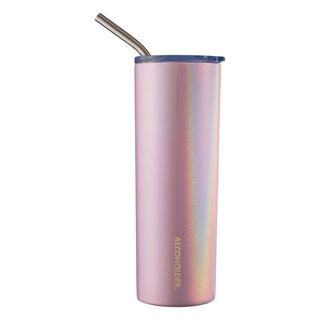 Alcoholder SKNY Slim Insulated Tumbler 590ml Blush Pink Glitter