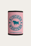 Ringers Western Signature Bull Stubby Cooler Dusty Rose