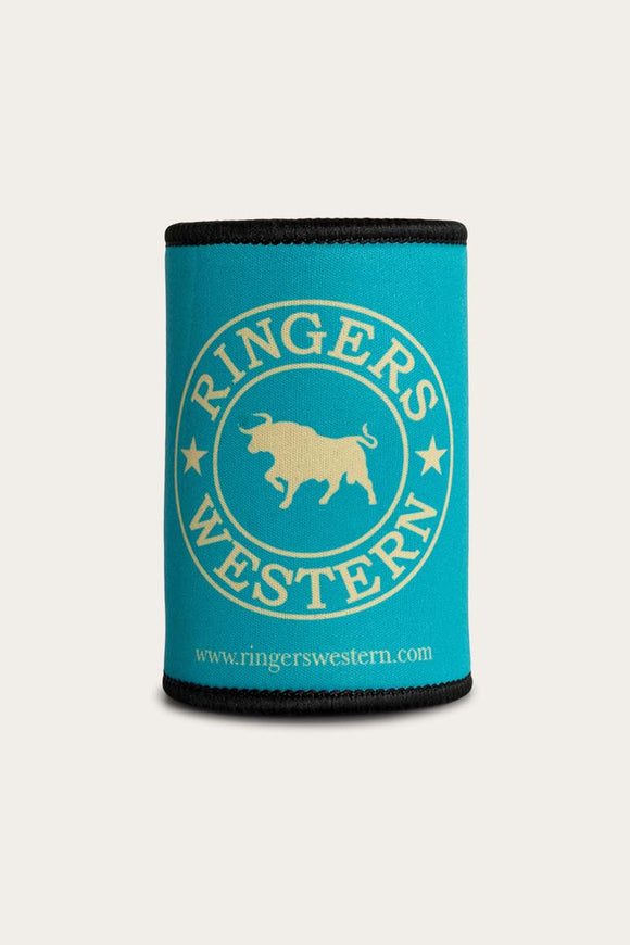 Ringers Western Signature Bull Stubby Cooler Turquoise