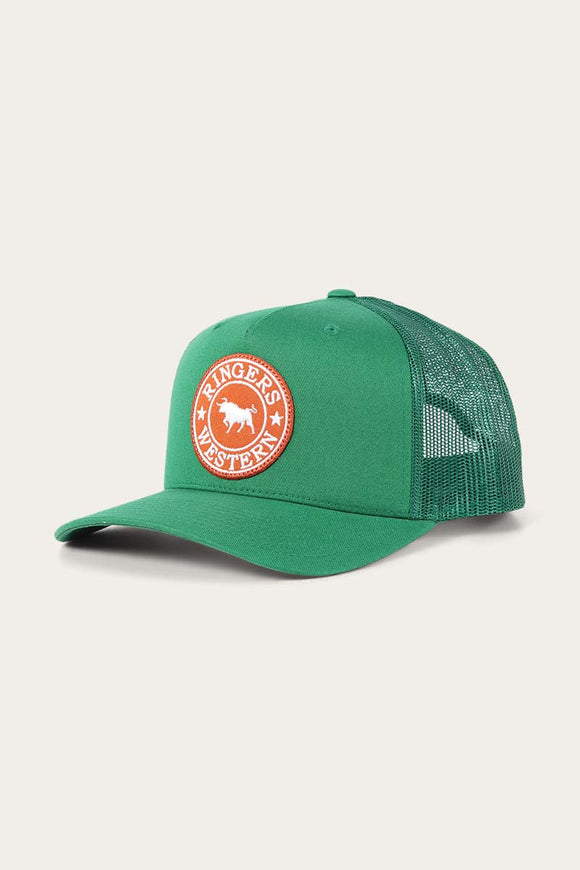 Ringers Western Signature Bull Trucker Cap Green