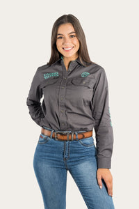 Ringers Western Signature Jillaroo Wmns Work Shirt Magnum w Mint