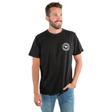 Ringers Western Signature Bull Mens Loose Fit Tee Black w White