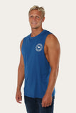 Ringers Western Signature Bull Mens Muscle Tank Oceania w White