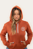 Ringers Western Signature Bull Wmns Pullover Hoodie Rust