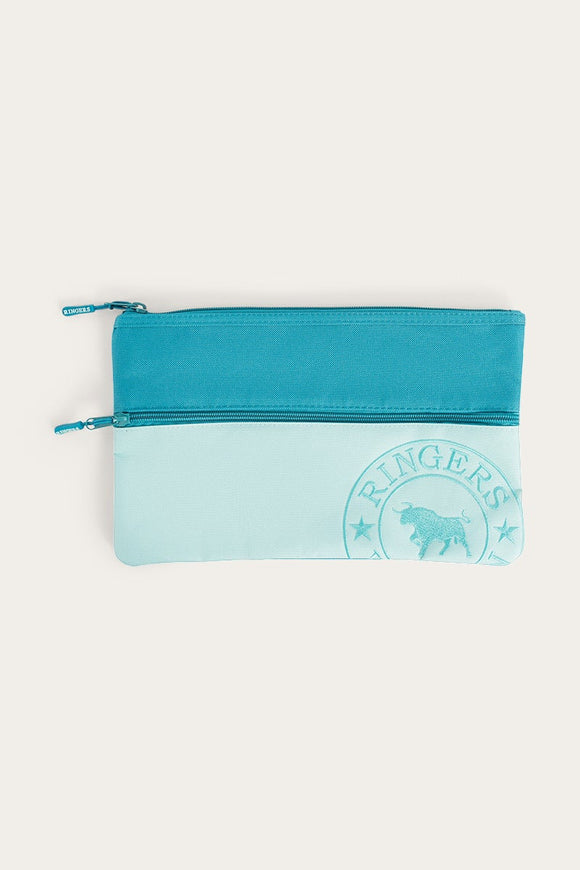 Ringers Western Spencer Pencil Case Teal & Aqua