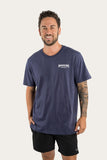 Ringers Western Squadron Mens Loose Fit Tee Washed Navy