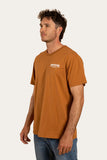 Ringers Western Squadron Mens Loose Fit Tee Toffee