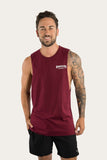 Ringers Western Squadron Mens Muscle Tank Burgundy