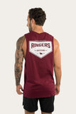 Ringers Western Squadron Mens Muscle Tank Burgundy