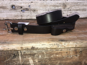 Stockman Belt 38mm w Pouch Brown