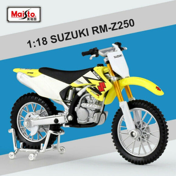 Maisto 1:18 2 Wheelers Dirt Bike Suzuki RMZ 250