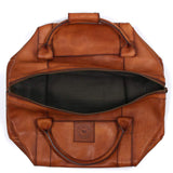Ringers Western Willare Large Leather Duffle Bag Chocolate