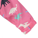 Korango Kids Dinosaur Colour Change Raincoat Hot Pink